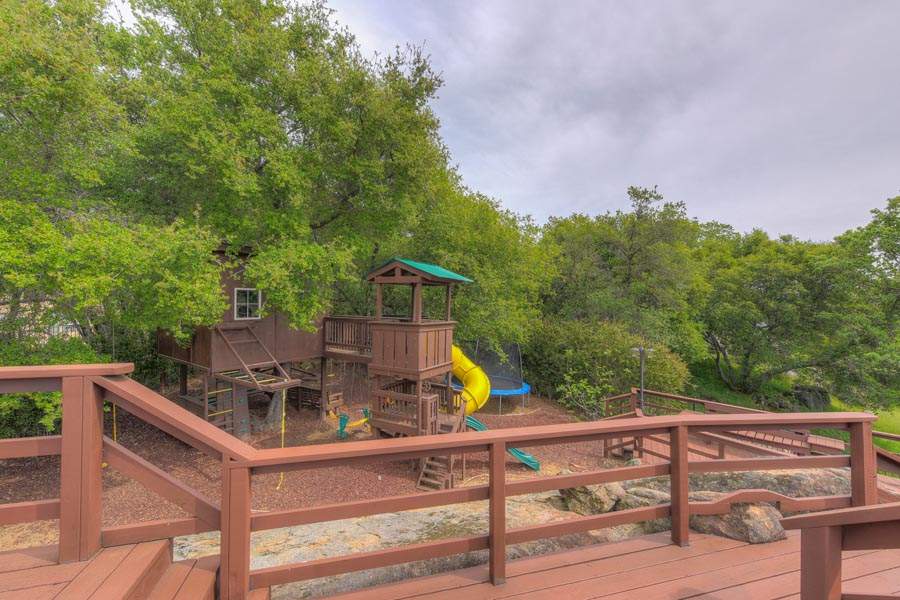 Park like Play Structure for the kids | 6005 Via Alicante Granite Bay