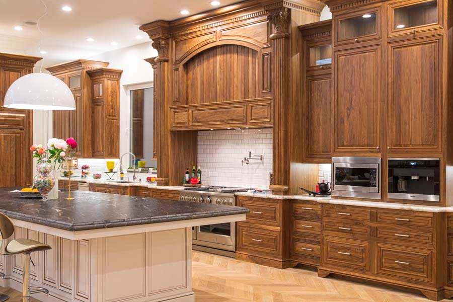 Chef's dream kitchen with energy efficient appliances