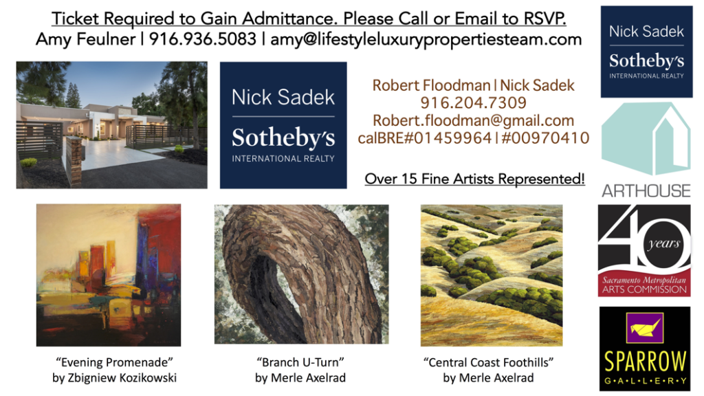 Come see local artwork displayed at this new net zero home in Sacramento