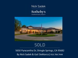 Recently sold by Nick Sadek Sotheby's International Realty