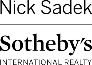 nick sadek sotheby's black and white stacked logo