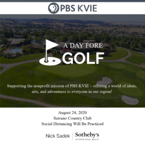 Event Promotion PBS KVIE A Day Fore Golf